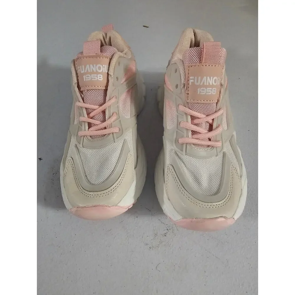 NWOB Girls Lightweight Lace-up sneakers size EU34 UK2 US 3